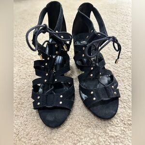 Elegant Black Strappy Sandals